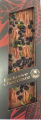 Exclusive chocolate pekanov oechy, pistcie, borvky